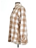 Lands' End 100% Cotton Checkered-gingham Brown Long Sleeve Button-Down Shirt Size L (tall) - photo 5