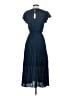 Max Studio 100% Polyester Chevron-herringbone Blue Casual Dress Size XS - photo 2
