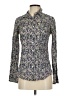 J.Crew Floral Blue Long Sleeve Button-Down Shirt Size 0 - photo 1
