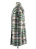 Prettygarden 100% Polyester Plaid Green Coat Size S - photo 5