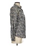 J.Crew Floral Blue Long Sleeve Button-Down Shirt Size 0 - photo 4