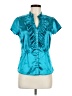 mYTH Teal Short Sleeve Blouse Size M - photo 1
