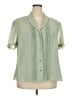 J. Taylor 100% Polyester Green Short Sleeve Blouse Size 22 - photo 1