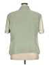 J. Taylor 100% Polyester Green Short Sleeve Blouse Size 22 - photo 2