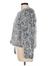 Mustard Seed 100% Polyester Gray Faux Fur Jacket Size L - photo 5
