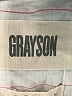 Grayson 100% Cotton Stripes White Long Sleeve Button-Down Shirt Size Med (3) - photo 7
