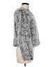Mustard Seed 100% Polyester Gray Faux Fur Jacket Size L - photo 4