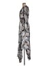 Assorted Brands 100% Viscose Print Silver Casual Dress Size L - photo 5