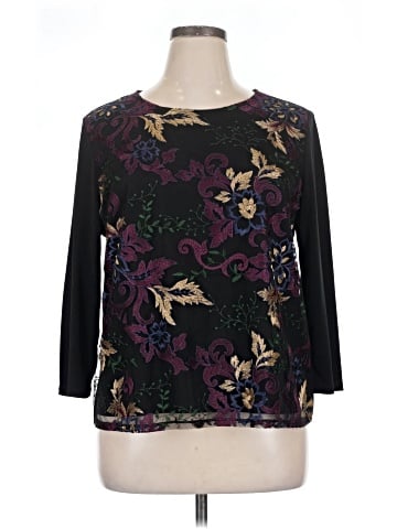 Liz Claiborne Career 3/4 Sleeve Top (view 1)