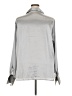 Laura Scott Metallic Silver Long Sleeve Blouse Size 26w - photo 2
