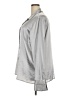 Laura Scott Metallic Silver Long Sleeve Blouse Size 26w - photo 5
