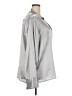 Laura Scott Metallic Silver Long Sleeve Blouse Size 26w - photo 4