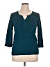 Cable & Gauge Teal Pullover Sweater Size 1X - photo 1