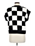 Forever 21 100% Acrylic Checkered-gingham Black Sweater Vest Size M - photo 2
