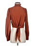 Lucy Paris Brown Long Sleeve Blouse Size S - photo 1