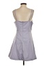 Assorted Brands 100% Cotton Solid Gray Purple Cocktail Dress Size 4 - photo 2