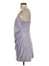 Assorted Brands 100% Cotton Solid Gray Purple Cocktail Dress Size 4 - photo 5