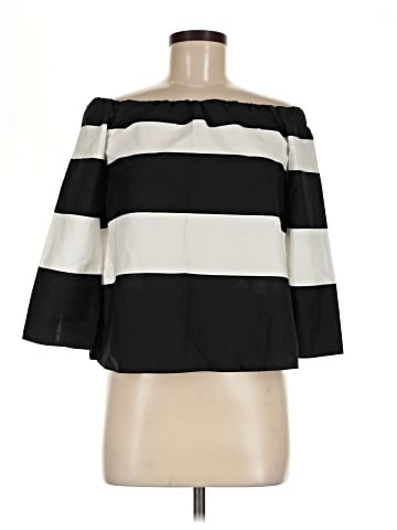 Zara Basic 3/4 Sleeve Top (view 1)