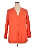 Talbots 100% Linen Orange Cardigan Size XL - photo 1