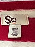 SO Stripes Red Pullover Sweater Size L - photo 7