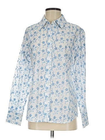 Candace Cameron Bure Long Sleeve Button-Down Shirt (view 1)