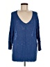 Hyped Unicorn 100% Acrylic Blue Pullover Sweater Size Med - Lg - photo 1
