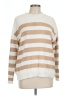 Talbots 100% Cotton Stripes Tan Pullover Sweater Size L - photo 1