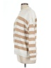 Talbots 100% Cotton Stripes Tan Pullover Sweater Size L - photo 5