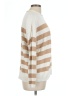 Talbots 100% Cotton Stripes Tan Pullover Sweater Size L - photo 4