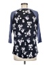 24/7 Maurices Blue 3/4 Sleeve Top Size M - photo 2