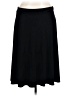 George Solid Black Casual Skirt Size L 12/14 - photo 1