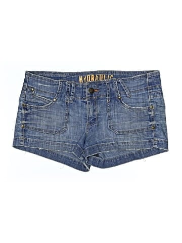 Hydraulic Denim Shorts (view 1)