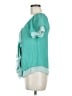 Madison Marcus Teal Short Sleeve Blouse Size M - photo 5