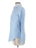 Theory Blue Long Sleeve Button-Down Shirt Size S - photo 5