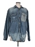 ONETEASPOON 100% Cotton Blue Long Sleeve Button-Down Shirt Size M - photo 1