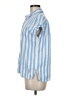 Old Navy Stripes Blue Short Sleeve Blouse Size M - photo 5