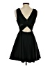 Guess Solid Black Cocktail Dress Size XS - photo 2