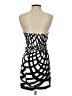 Theory 100% Silk Graphic Blue Cocktail Dress Size 0 - photo 2