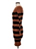 Timing Stripes Brown Casual Dress Size M - photo 5