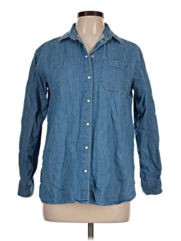 Sézane Long Sleeve Button-Down Shirt (view 1)