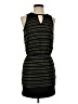 Greylin Stripes Black Casual Dress Size S - photo 1