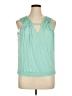 M.S.S.P. Green Sleeveless Blouse Size XL - photo 1