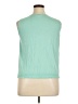 M.S.S.P. Green Sleeveless Blouse Size XL - photo 2