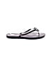Coach 100% Leather Silver Flip Flops Size 9 - photo 1