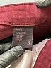 Eunina Chevron-herringbone Burgundy Jeans Size 3 - photo 8