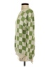 Roolee Checkered-gingham Green Pullover Sweater Size XS - photo 5