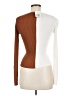 STAUD Color Block Brown Cardigan Size M - photo 2