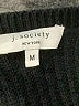 j. society 100% Cotton Metallic Silver Pullover Sweater Size M - photo 7