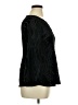 Investments 100% Polyester Black Long Sleeve Blouse Size XL (petite) - photo 4
