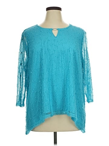 Alfred Dunner 3/4 Sleeve Top (view 1)